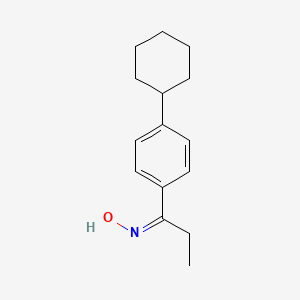 1-(4-cyclohexylphenyl)-1-propanone oxime