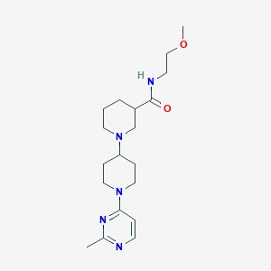 N-(2-methoxyethyl)-1'-(2-methylpyrimidin-4-yl)-1,4'-bipiperidine-3-carboxamide