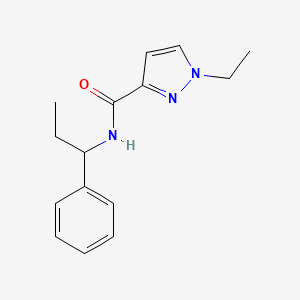 1-ethyl-N-(1-phenylpropyl)-1H-pyrazole-3-carboxamide