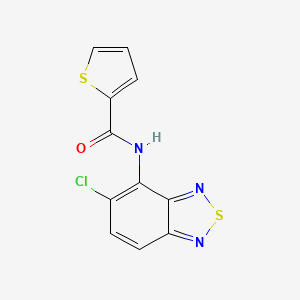 N-(5-chloro-2,1,3-benzothiadiazol-4-yl)-2-thiophenecarboxamide