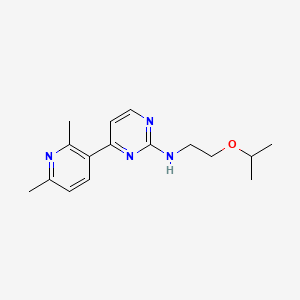 4-(2,6-dimethylpyridin-3-yl)-N-(2-isopropoxyethyl)pyrimidin-2-amine