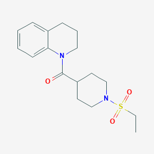 3,4-dihydro-2H-quinolin-1-yl-(1-ethylsulfonylpiperidin-4-yl)methanone