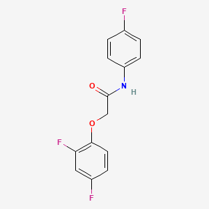 2-(2,4-difluorophenoxy)-N-(4-fluorophenyl)acetamide