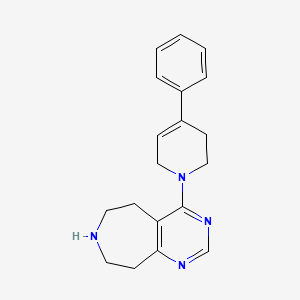 4-(4-phenyl-3,6-dihydro-1(2H)-pyridinyl)-6,7,8,9-tetrahydro-5H-pyrimido[4,5-d]azepine dihydrochloride