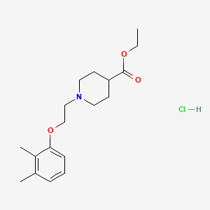 molecular formula C18H28ClNO3 B5389150 Ethyl 1-[2-(2,3-dimethylphenoxy)ethyl]piperidine-4-carboxylate;hydrochloride 