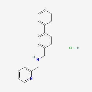 (4-biphenylylmethyl)(2-pyridinylmethyl)amine hydrochloride