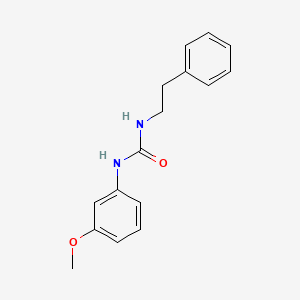 N-(3-METHOXYPHENYL)-N'-PHENETHYLUREA