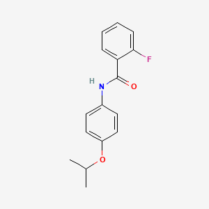 2-fluoro-N-(4-isopropoxyphenyl)benzamide