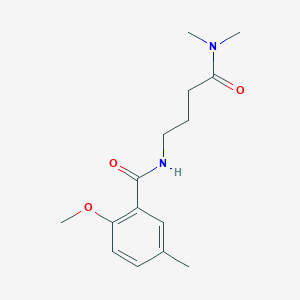 N-[4-(dimethylamino)-4-oxobutyl]-2-methoxy-5-methylbenzamide