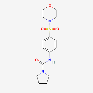 N-[4-(Morpholine-4-sulfonyl)phenyl]pyrrolidine-1-carboxamide