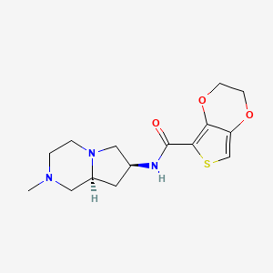 N-[(7S,8aS)-2-methyloctahydropyrrolo[1,2-a]pyrazin-7-yl]-2,3-dihydrothieno[3,4-b][1,4]dioxine-5-carboxamide