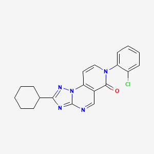 7-(2-chlorophenyl)-2-cyclohexylpyrido[3,4-e][1,2,4]triazolo[1,5-a]pyrimidin-6(7H)-one