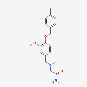 N~2~-{3-methoxy-4-[(4-methylbenzyl)oxy]benzyl}-N~2~-methylglycinamide