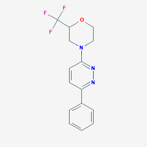 4-(6-phenylpyridazin-3-yl)-2-(trifluoromethyl)morpholine