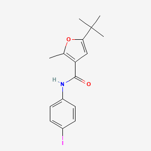 5-tert-butyl-N-(4-iodophenyl)-2-methylfuran-3-carboxamide