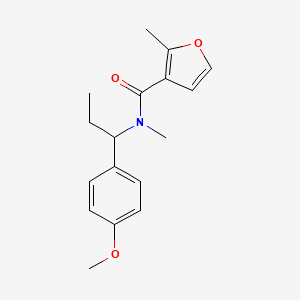 N-[1-(4-methoxyphenyl)propyl]-N,2-dimethyl-3-furamide