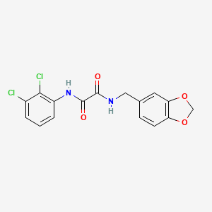 N-(1,3-benzodioxol-5-ylmethyl)-N'-(2,3-dichlorophenyl)ethanediamide