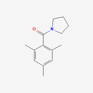 molecular formula C14H19NO B5391508 MESITYL(1-PYRROLIDINYL)METHANONE 