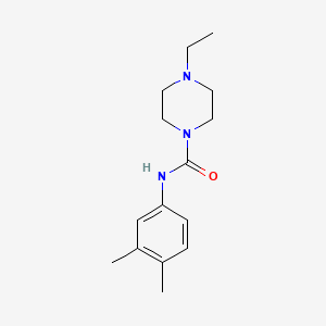 N-(3,4-dimethylphenyl)-4-ethylpiperazine-1-carboxamide