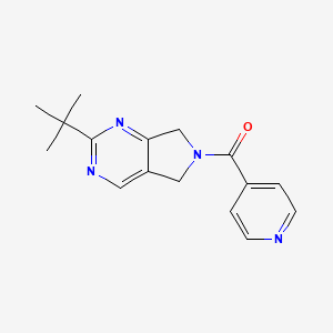 2-tert-butyl-6-isonicotinoyl-6,7-dihydro-5H-pyrrolo[3,4-d]pyrimidine