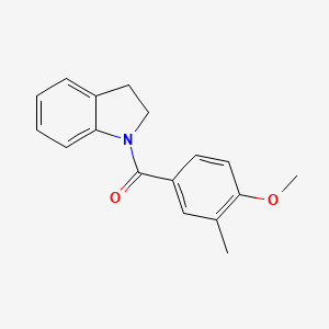 1-(4-methoxy-3-methylbenzoyl)indoline