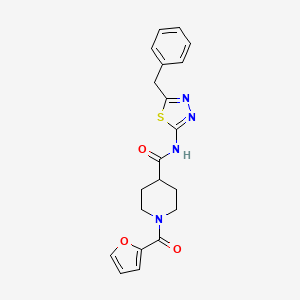 N-(5-benzyl-1,3,4-thiadiazol-2-yl)-1-(furan-2-carbonyl)piperidine-4-carboxamide