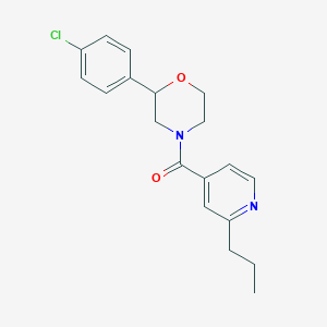 2-(4-chlorophenyl)-4-(2-propylisonicotinoyl)morpholine