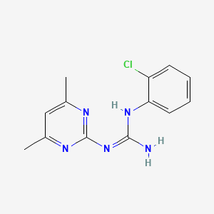 N-(2-CHLOROPHENYL)-N'-(4,6-DIMETHYLPYRIMIDIN-2-YL)GUANIDINE