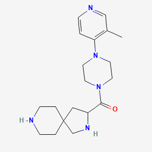 3-{[4-(3-methyl-4-pyridinyl)-1-piperazinyl]carbonyl}-2,8-diazaspiro[4.5]decane dihydrochloride