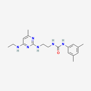 N-(3,5-dimethylphenyl)-N'-(2-{[4-(ethylamino)-6-methyl-2-pyrimidinyl]amino}ethyl)urea