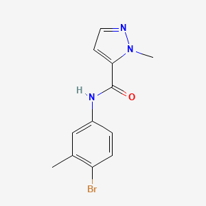 N-(4-bromo-3-methylphenyl)-1-methyl-1H-pyrazole-5-carboxamide