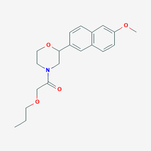 2-(6-methoxy-2-naphthyl)-4-(propoxyacetyl)morpholine