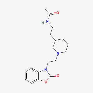 N-(2-{1-[2-(2-oxo-1,3-benzoxazol-3(2H)-yl)ethyl]piperidin-3-yl}ethyl)acetamide