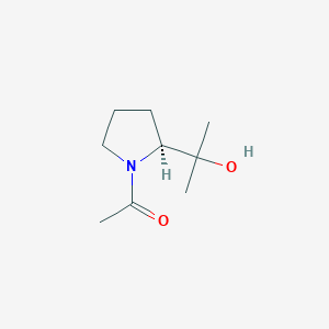 1-[(2S)-2-(2-Hydroxypropan-2-YL)pyrrolidin-1-YL]ethanone