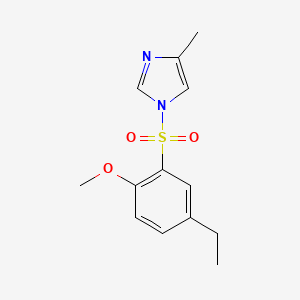 1-[(5-Ethyl-2-methoxyphenyl)sulfonyl]-4-methylimidazole