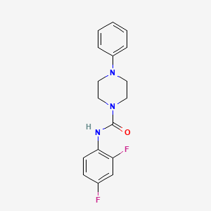 N-(2,4-difluorophenyl)-4-phenylpiperazine-1-carboxamide