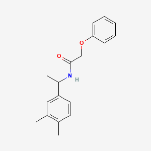 N-[1-(3,4-dimethylphenyl)ethyl]-2-phenoxyacetamide