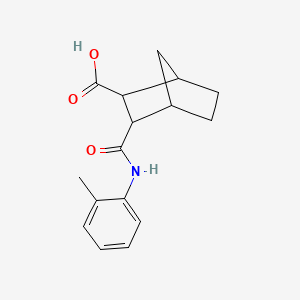 3-[(2-Methylphenyl)carbamoyl]bicyclo[2.2.1]heptane-2-carboxylic acid