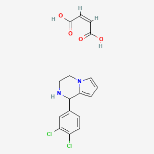 (Z)-but-2-enedioic acid;1-(3,4-dichlorophenyl)-1,2,3,4-tetrahydropyrrolo[1,2-a]pyrazine