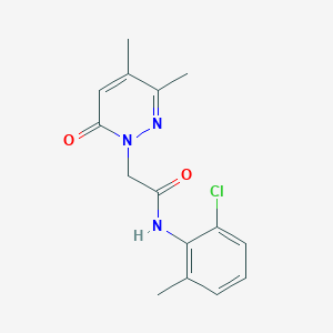 N-(2-chloro-6-methylphenyl)-2-(3,4-dimethyl-6-oxo-1(6H)-pyridazinyl)acetamide