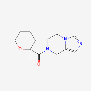 7-[(2-methyltetrahydro-2H-pyran-2-yl)carbonyl]-5,6,7,8-tetrahydroimidazo[1,5-a]pyrazine