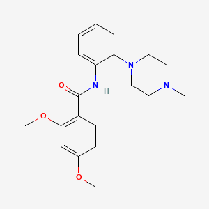 2,4-dimethoxy-N-[2-(4-methyl-1-piperazinyl)phenyl]benzamide