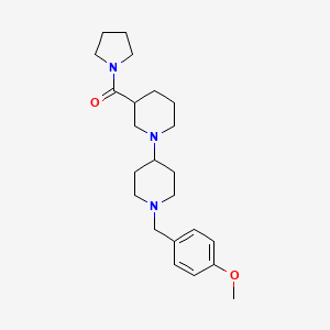 1'-(4-methoxybenzyl)-3-(pyrrolidin-1-ylcarbonyl)-1,4'-bipiperidine