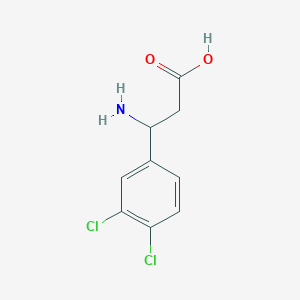 molecular formula C9H9Cl2NO2 B053931 3-氨基-3-(3,4-二氯苯基)丙酸 CAS No. 117391-57-8