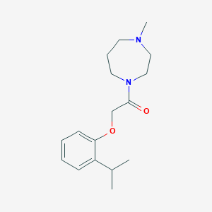 1-(4-Methyl-1,4-diazepan-1-yl)-2-[2-(propan-2-yl)phenoxy]ethanone