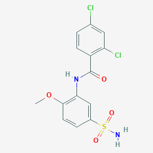 N-[5-(aminosulfonyl)-2-methoxyphenyl]-2,4-dichlorobenzamide