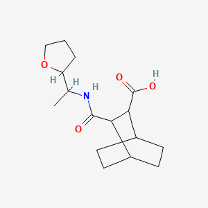 3-({[1-(tetrahydro-2-furanyl)ethyl]amino}carbonyl)bicyclo[2.2.2]octane-2-carboxylic acid