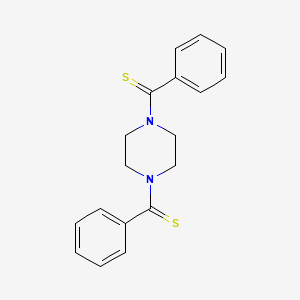 molecular formula C18H18N2S2 B5393309 1,4-BIS-(THIOBENZOYL)-PIPERAZINE CAS No. 6391-95-3