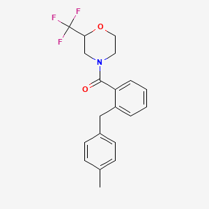 4-[2-(4-methylbenzyl)benzoyl]-2-(trifluoromethyl)morpholine