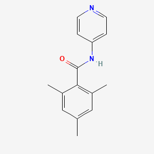 molecular formula C15H16N2O B5393340 2,4,6-TRIMETHYL-N-(4-PYRIDINYL)BENZAMIDE 